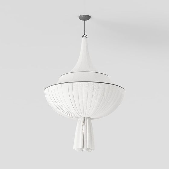 Modern Minimalist Pendant Light 3D model
