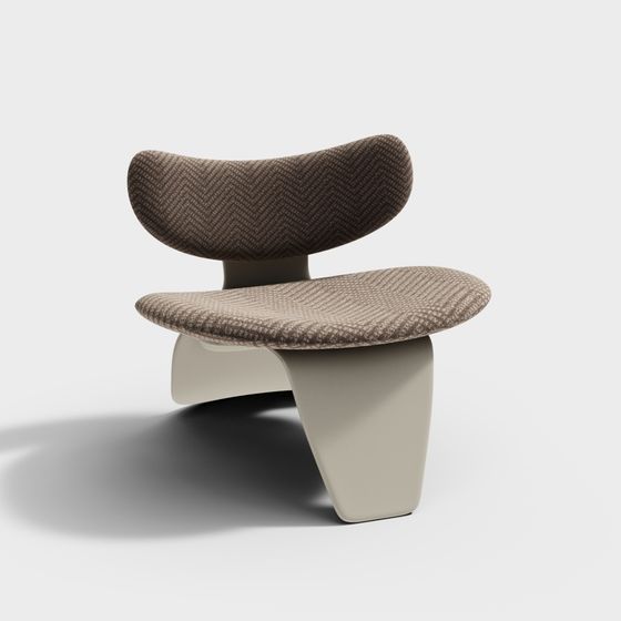 Sleek Lounge Chair 3D model