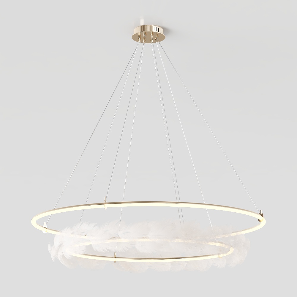 Elegant Modern 3D Chandelier Design