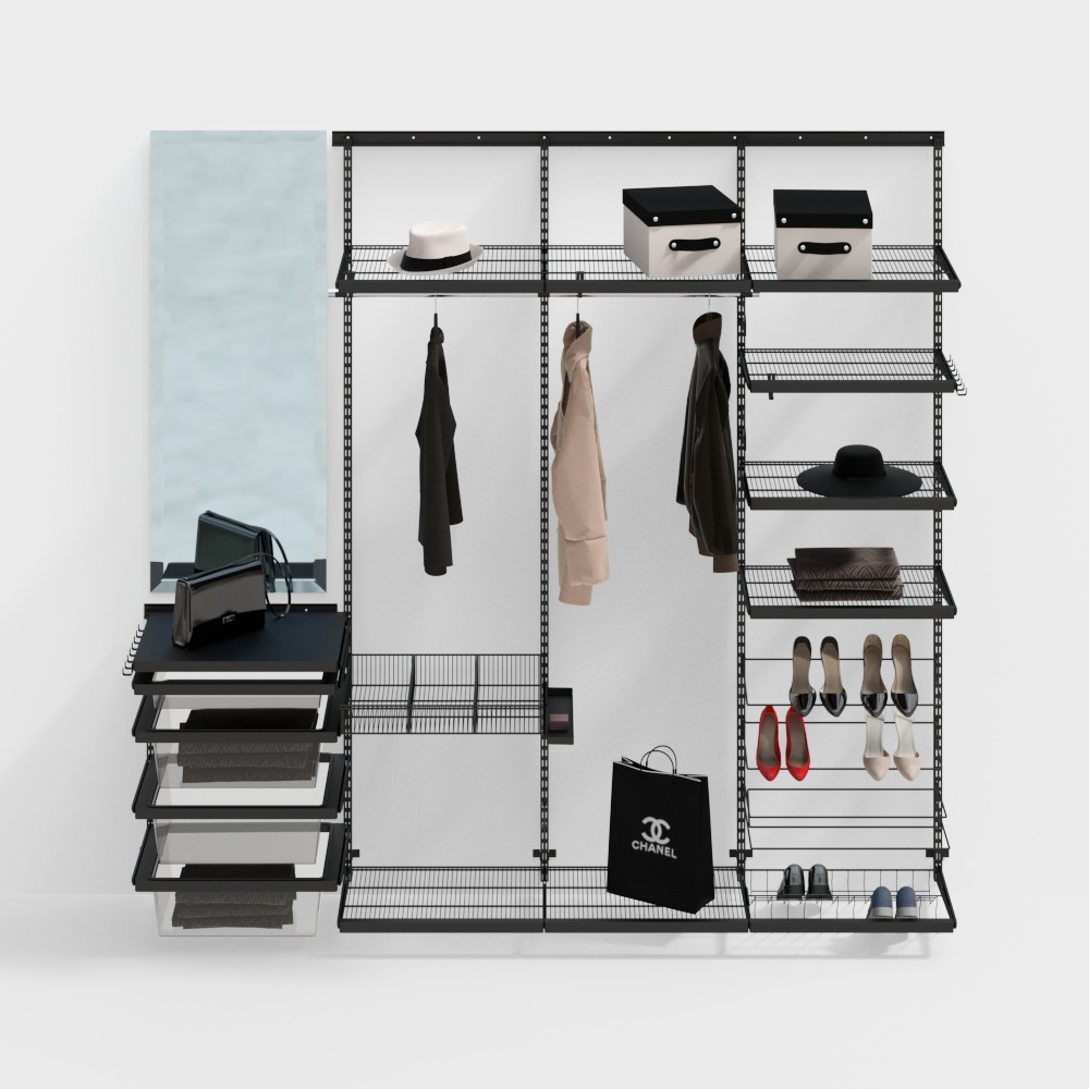 Modern metal clothes hanger