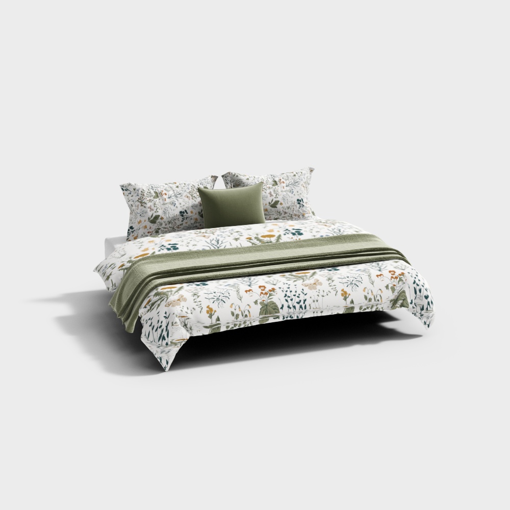 American double bed bedding