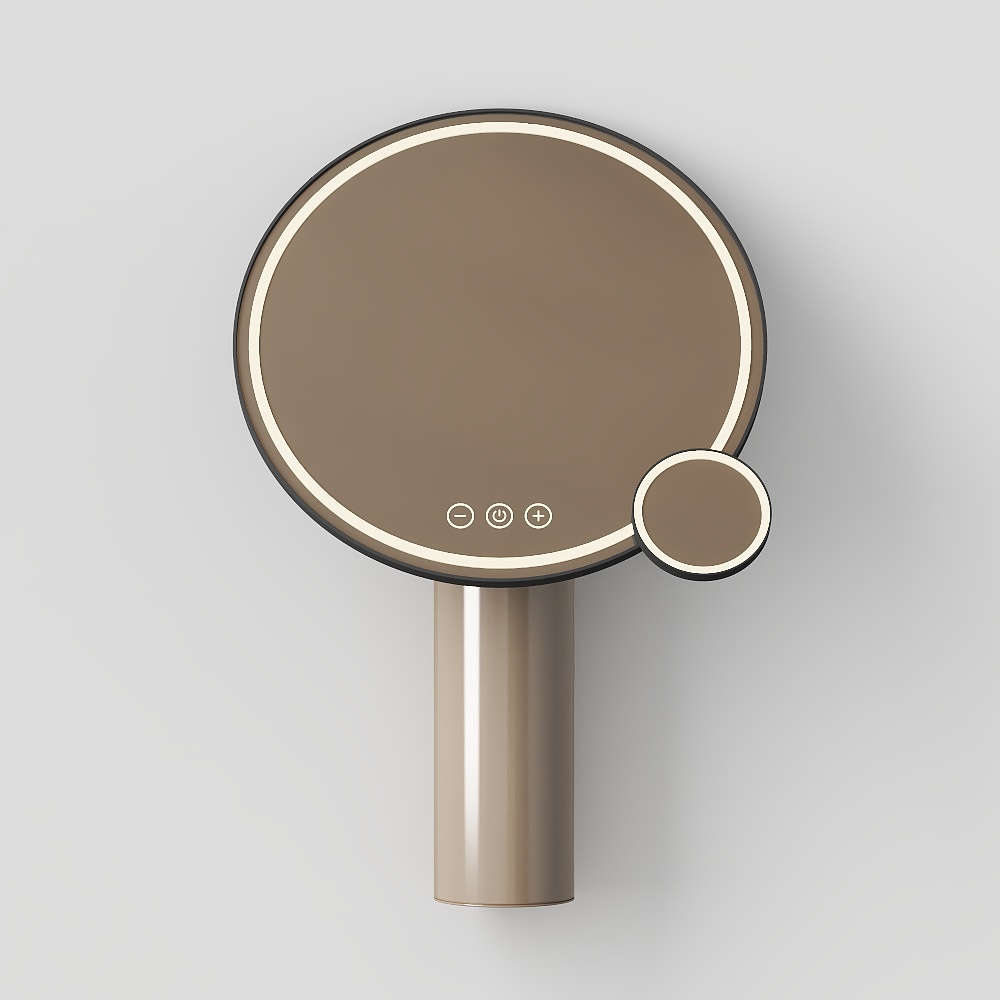 Stylish Intelligent Makeup Mirror 3D Model – Low-Poly Beauty
