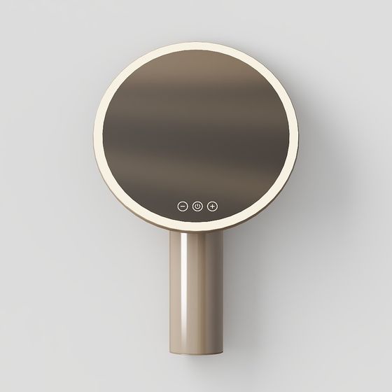 Smart Makeup Mirror 3D model for Modern Aesthetics