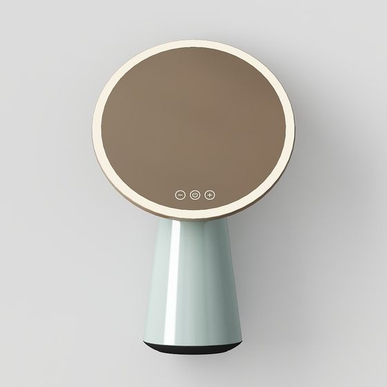 Smart Makeup Mirror 3D model for Modern Aesthetics