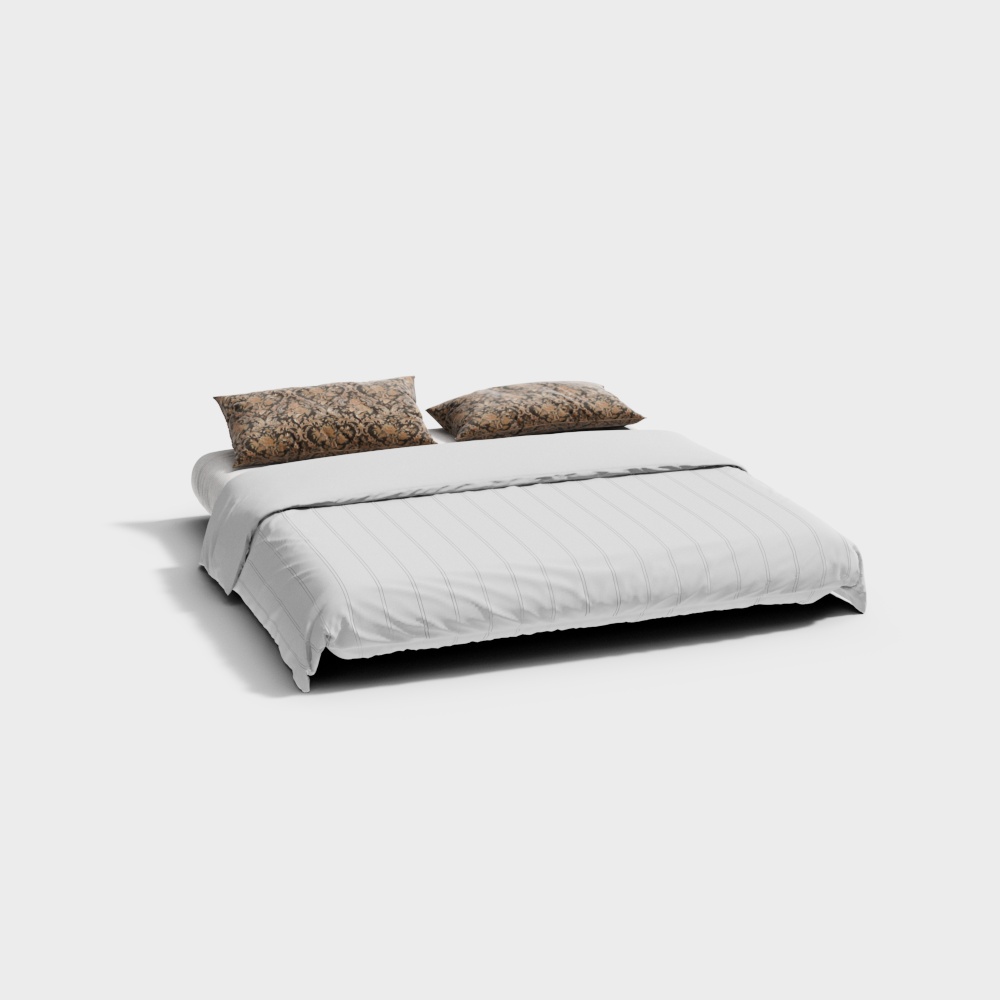 American retro double bed bedding