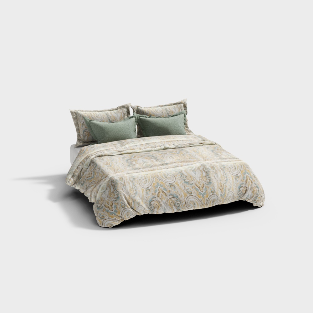 Literie simple américaine pour lit double