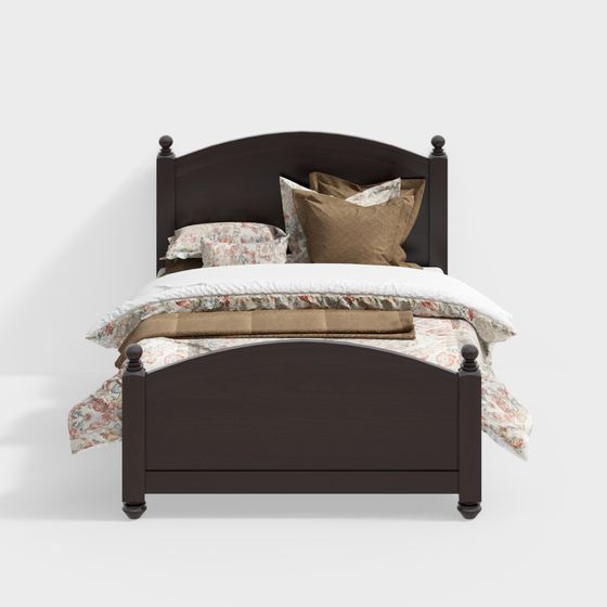 Cozy Retreat 3D model Bed