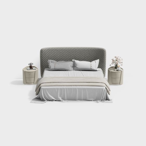 Urban Comfort Bed 3D model