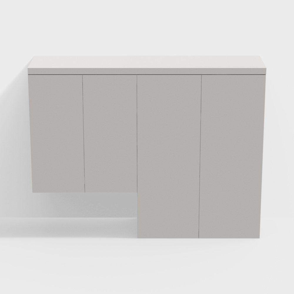 Gabinete de pared para lavadora moderno