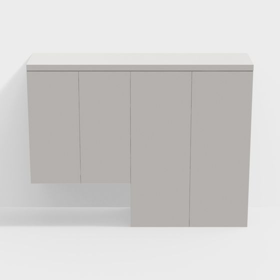 Gabinete de pared para lavadora moderno