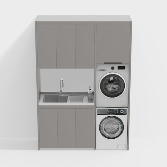 ตู้เครื่องซักผ้าสมัยใหม่