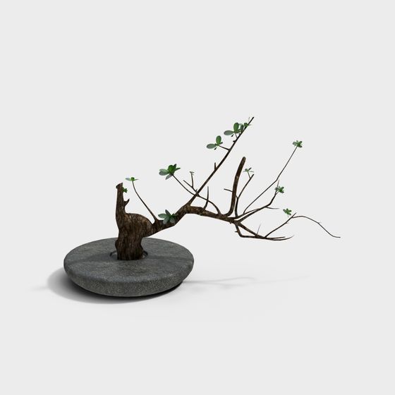 Withered Wood Rebirth 3D model