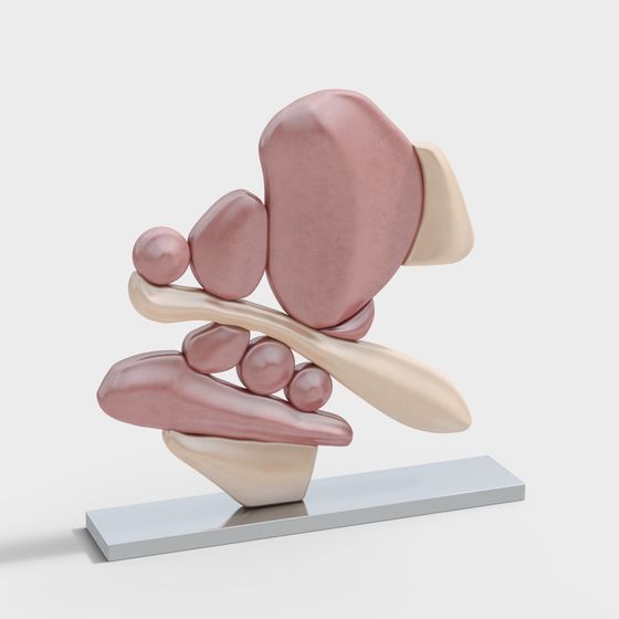 Balance Dance 3D model - Low Poly Design