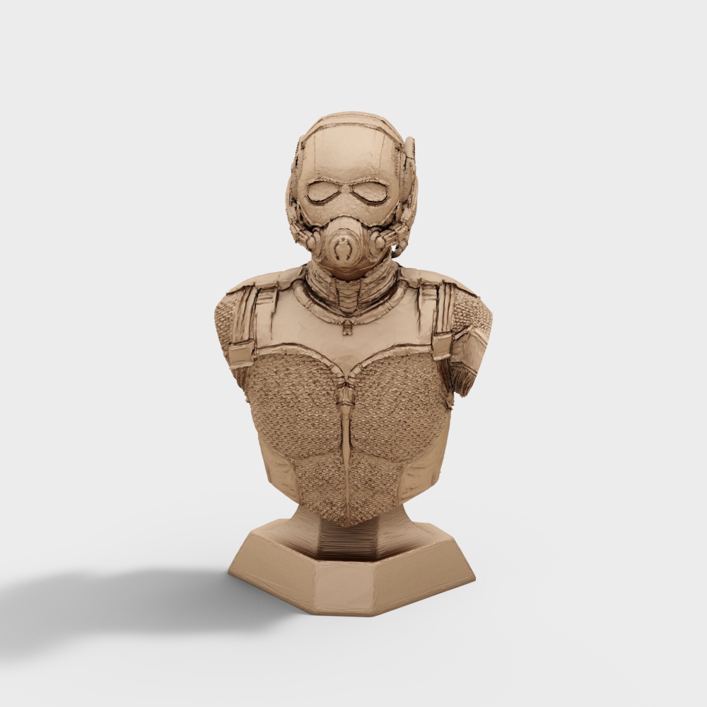 Future Warrior Bust 3D model