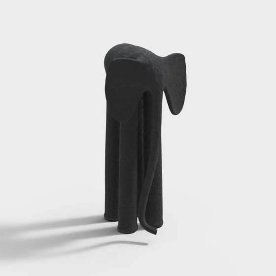 Low Poly Elephant 3D model for Creative Projects