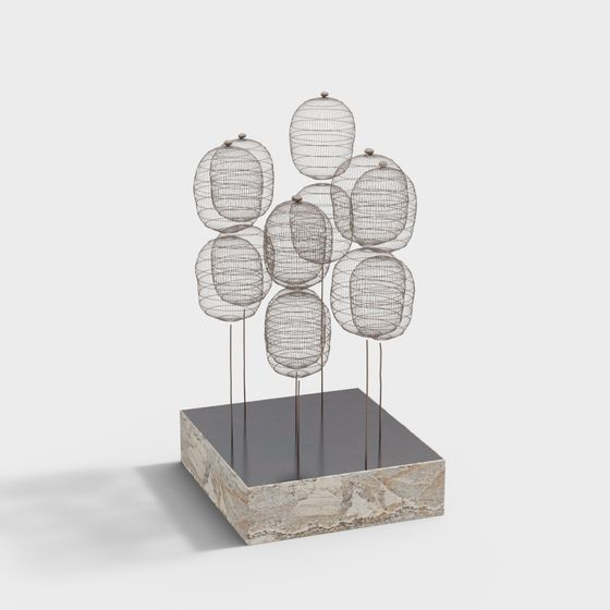 Suspended Light 3D model