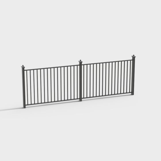 Urban Fence 3D model