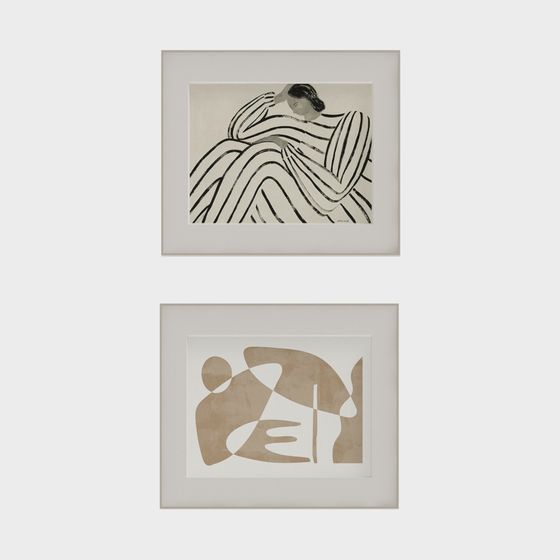 Abstract Figure 3D Model for Innovative Projects