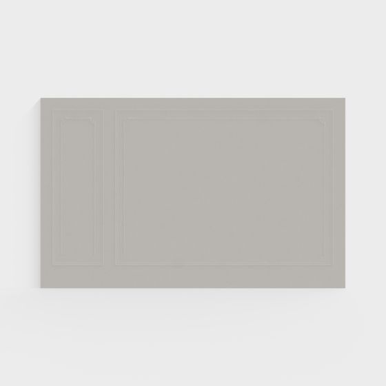 Elegant Low-Poly Wall Design 3D model