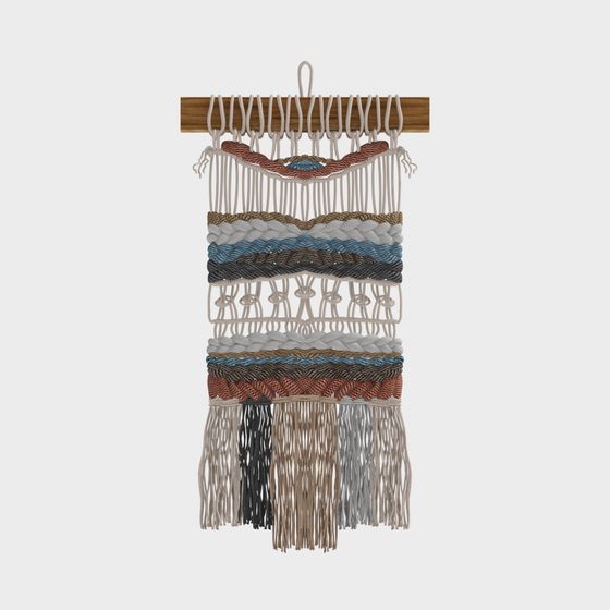 Macrame Wall Hanging 3D model