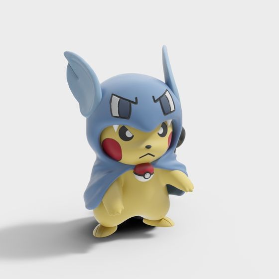 Pikachu Costume Version 3D Model