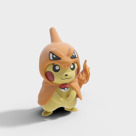 Vibrant Charmander 3D model