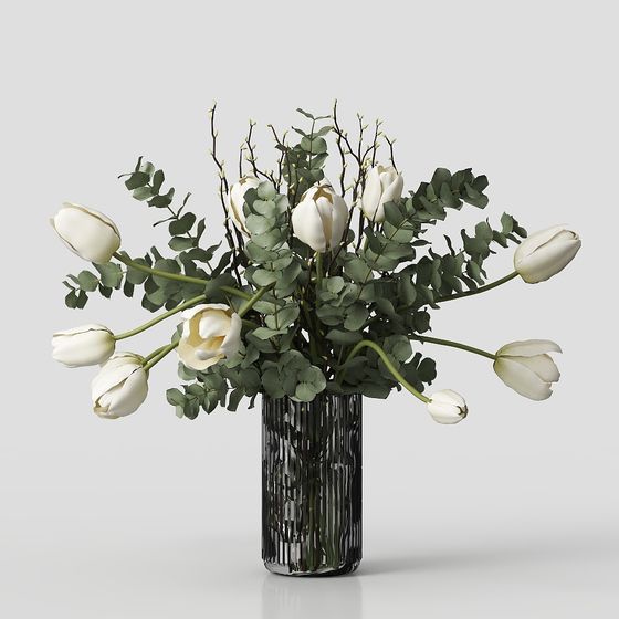 Spring Floral Whisper 3D model