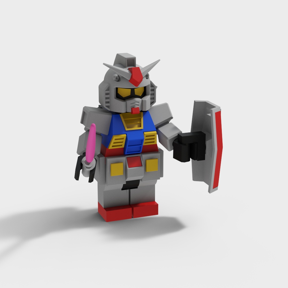 Mechanical Warrior 3D model for Designers