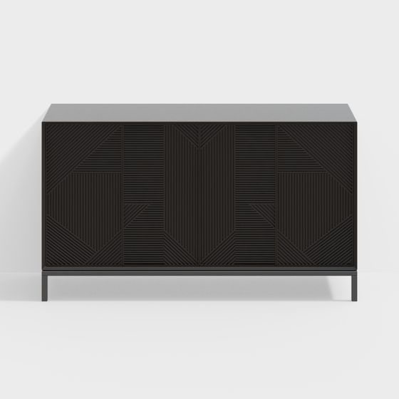 City Window Cabinet 3D model for Contemporary Spaces