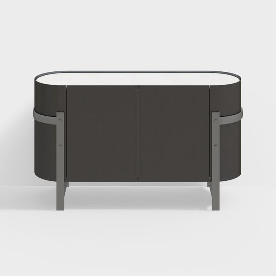 Minimalist Storage Cabinet 3D model