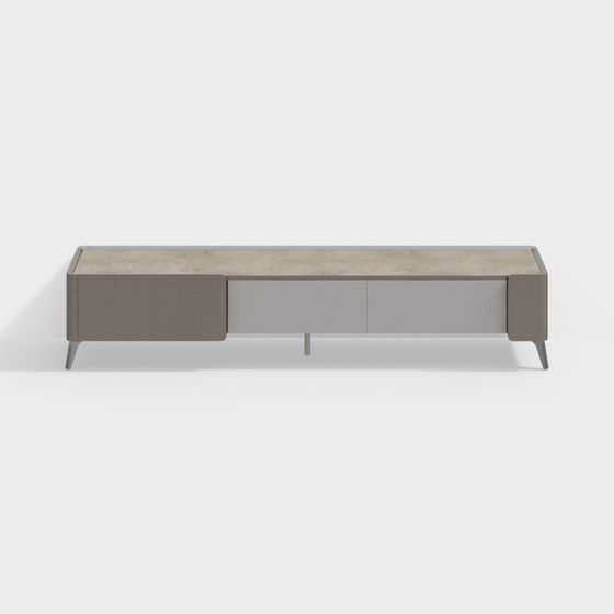 Stylish TV Cabinet 3D model for Chic Interiors