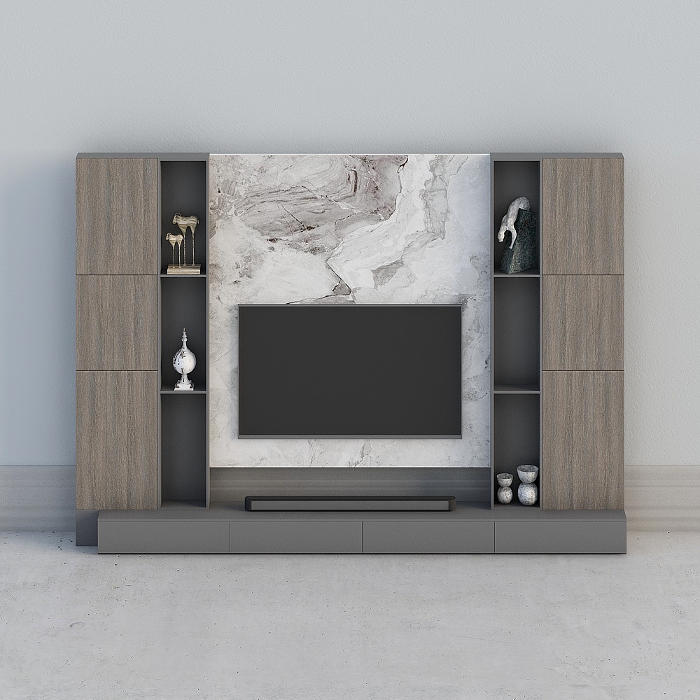 Wall-Mounted TV Cabinet