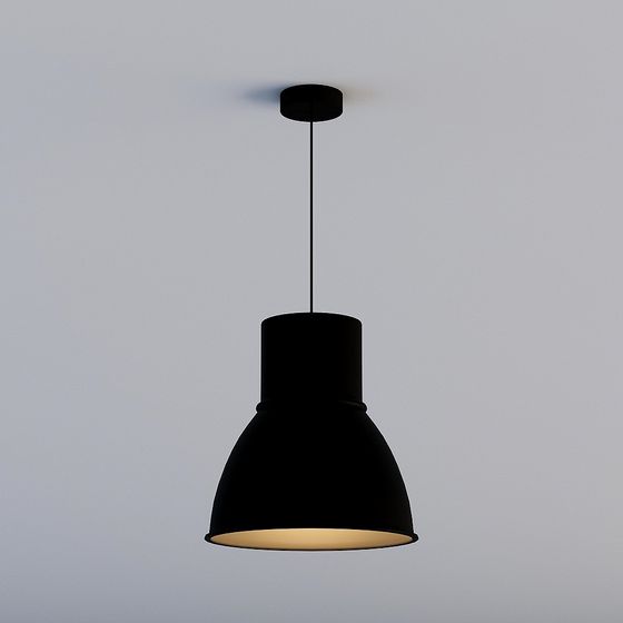 Chic Pendant Light 3D model for Interiors