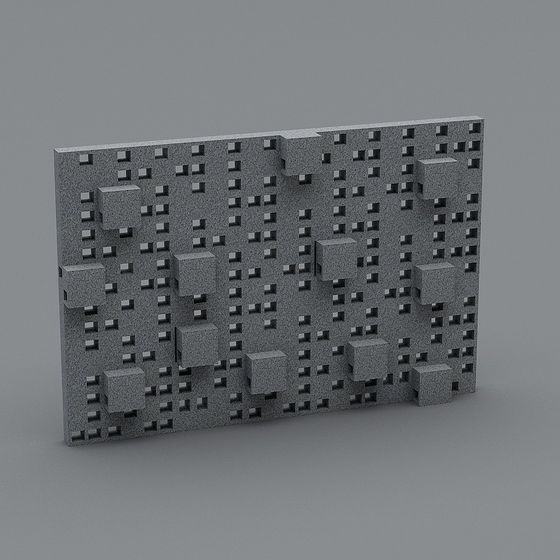 Urban Maze Wall 3D Model