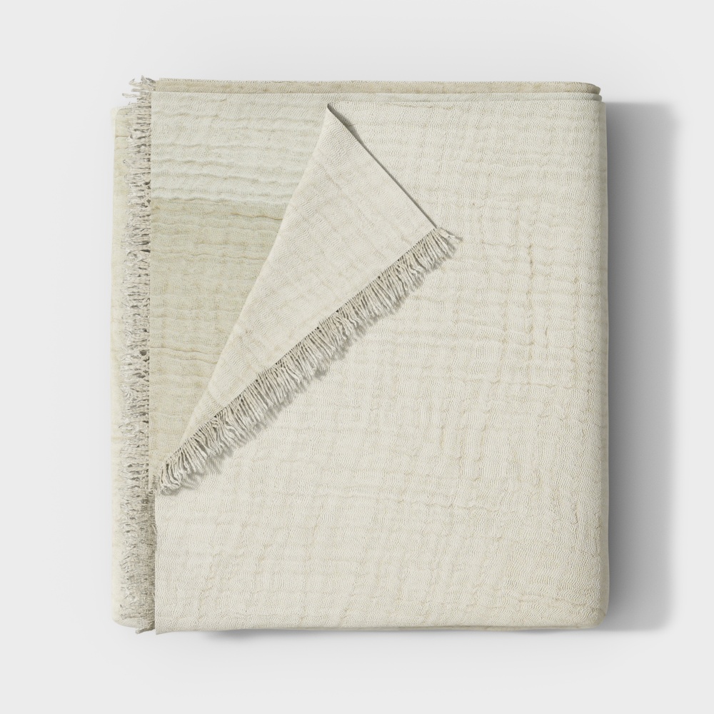 Come Home MAGNOLIA -Decke-125x150x-Off-weiß