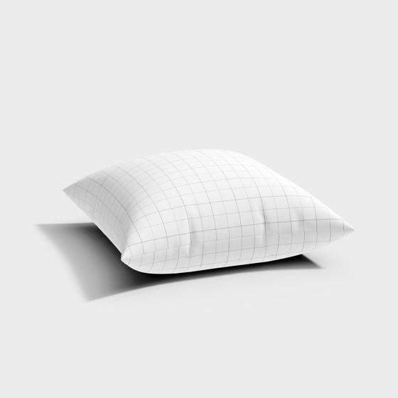 Simple Low-Poly Pillow 3D model for Elegant Spaces