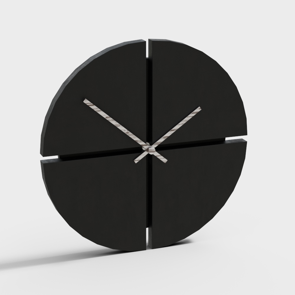 Orologio TEMPO MINIMAL Come Home - 28x3x28 - Nero