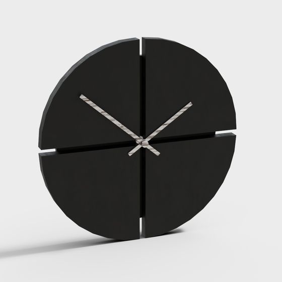 Orologio TEMPO MINIMAL Come Home - 28x3x28 - Nero