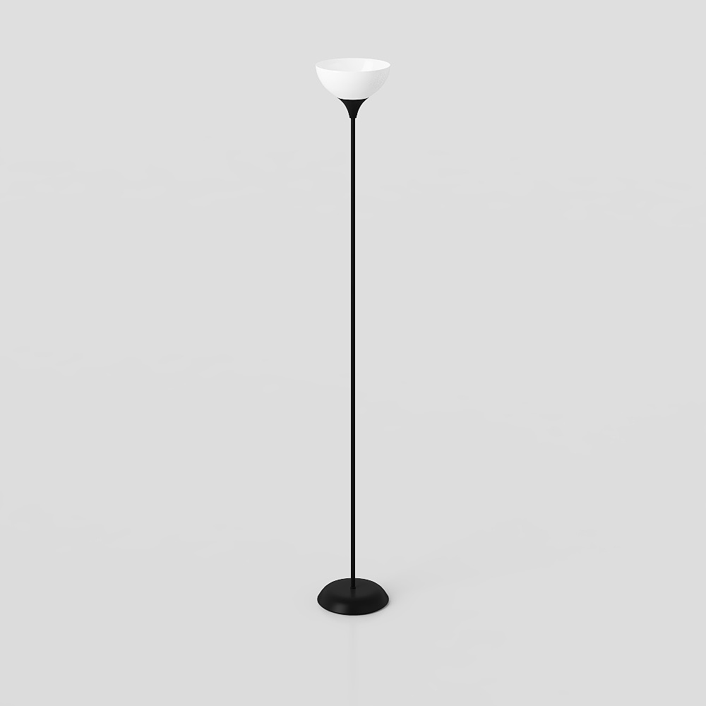 컴 홈 쿠아라-플로어 램프-25.5x25.5x178.3-화이트/블랙