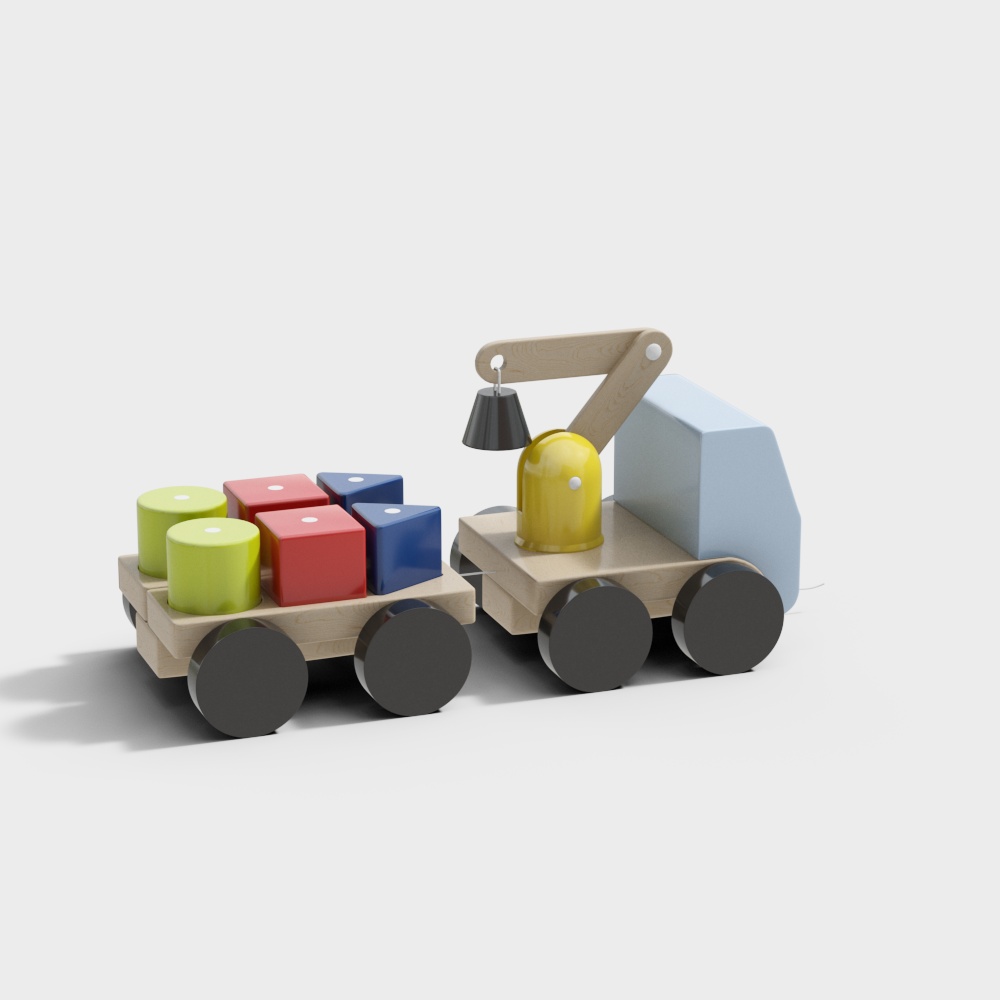 Playful Toy Crane 3D model