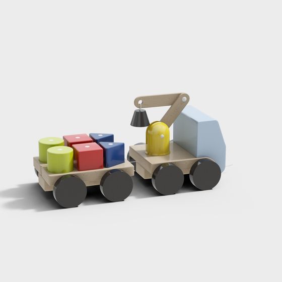 Playful Toy Crane 3D model