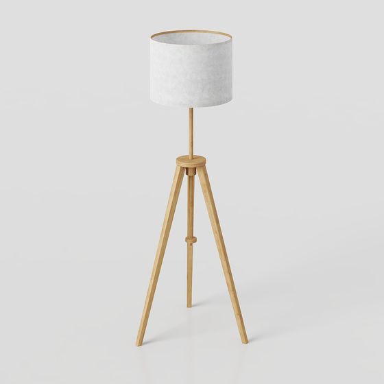 Modern Minimalist Tripod Floor Lamp 3D model