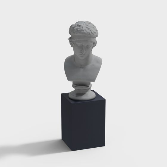 Roman Youth Sculpture 3D model - Classical Meets Modern