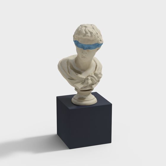 Vintage Statue 3D model for Creative Projects