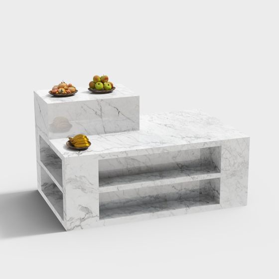 Urban Minimalist Bar Counter 3D model
