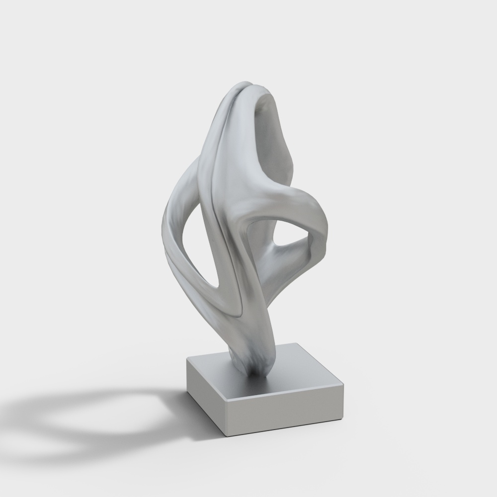 Special shape metal sculpture ornaments