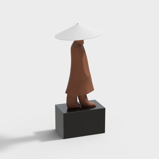 Rain Walker Low-Poly 3D model