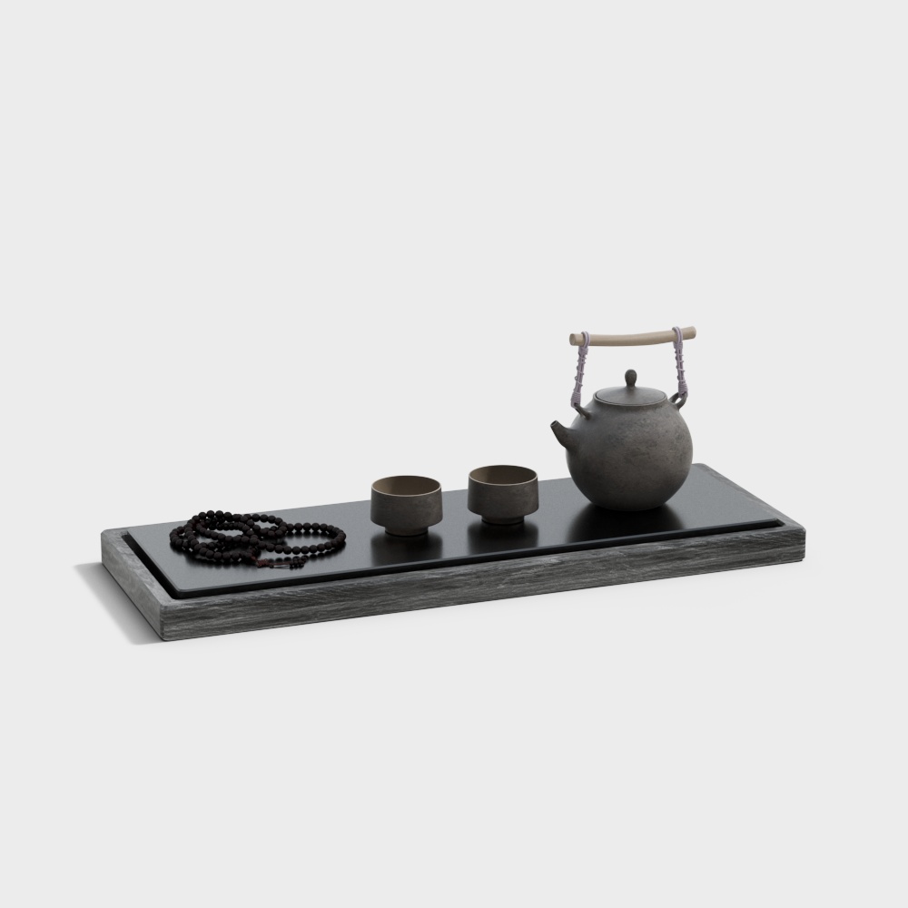 tea set sculpture ornaments