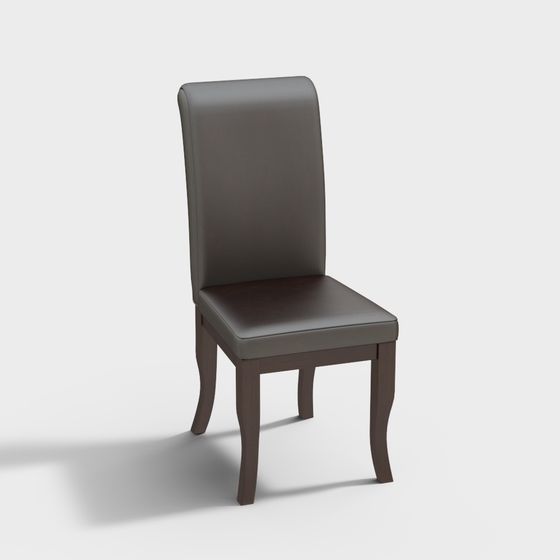 Elegant Minimalist Chair 3D model for Modern Interiors