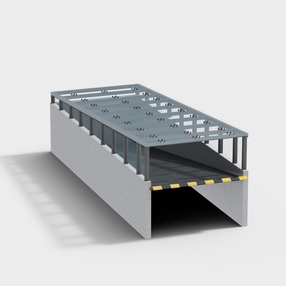 Urban Underground Passage 3D model for Creative Projects